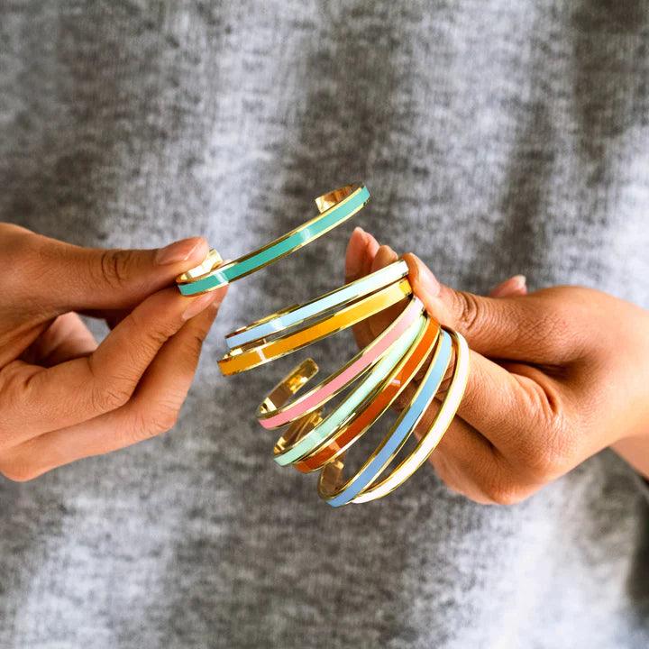 To My Daughter Multiple Color Bangle - zuzumia