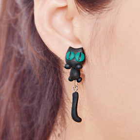 Funny Cat Earrings