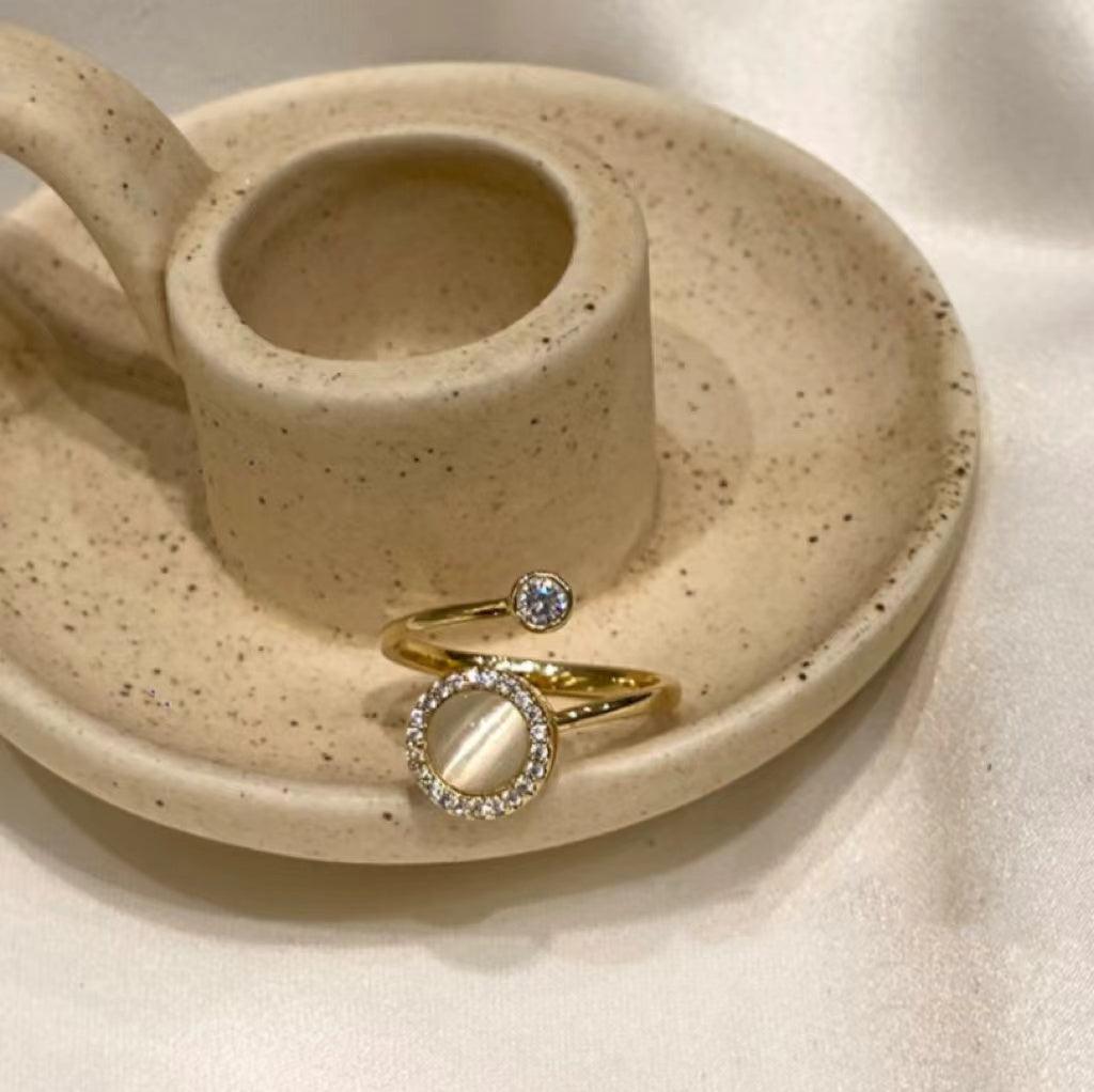Rotatable Chrysoberyl Jewelry Set - zuzumia