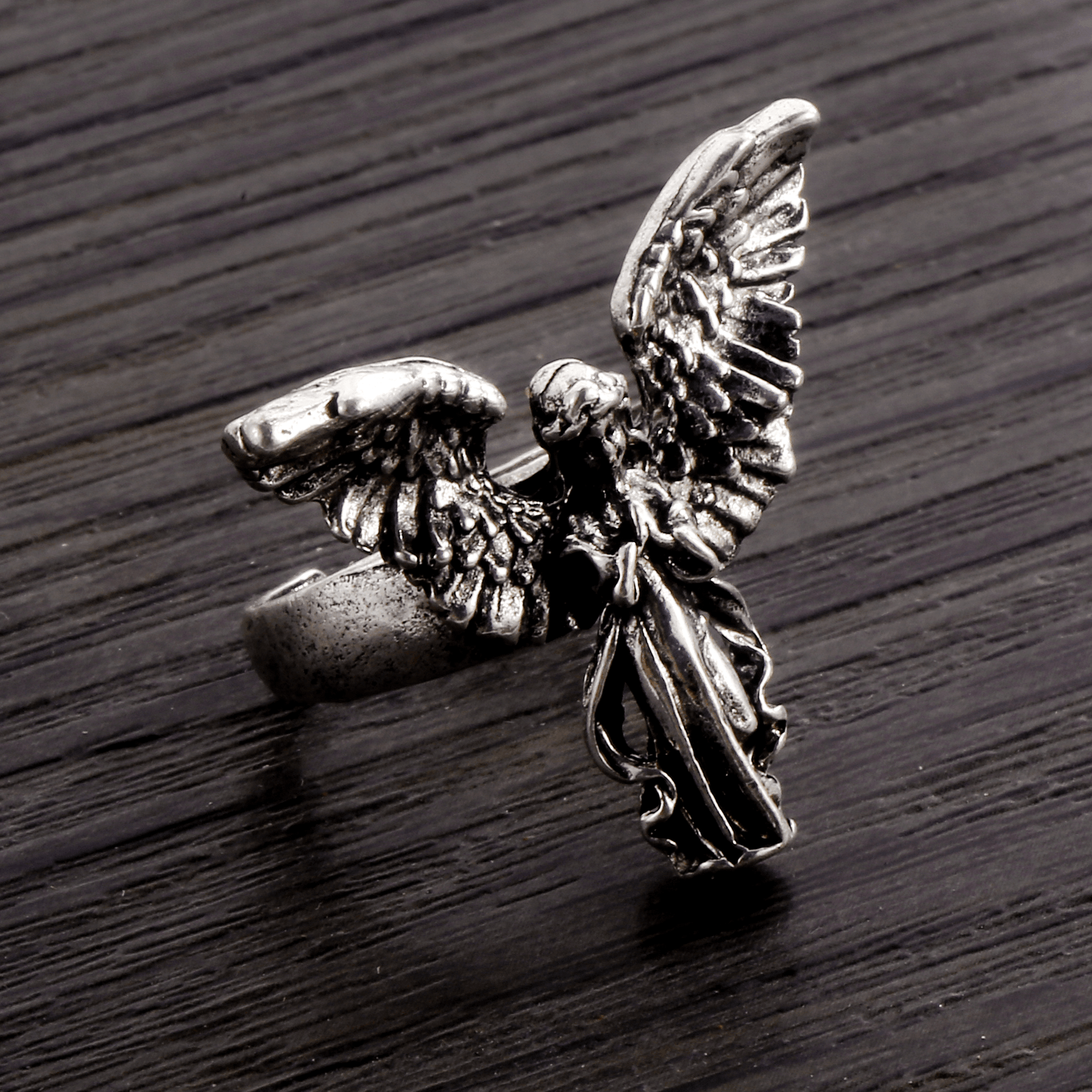 Angel Wings Ring & Earrings