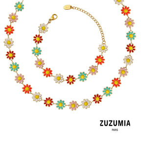 Flower Bracelet & Necklace
