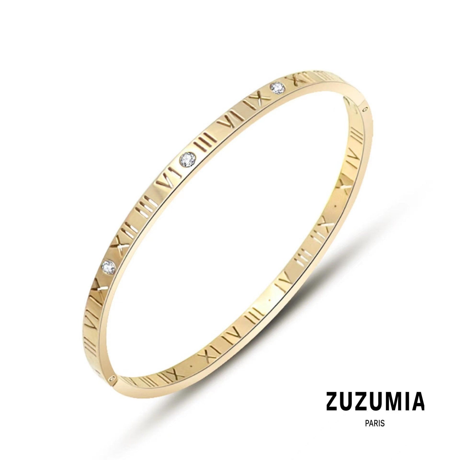 Luxury Numeral Zircon Bracelet - zuzumia