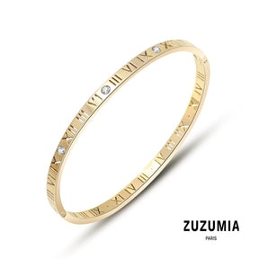 Luxury Numeral Zircon Bracelet - zuzumia