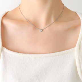 Sparkling Zircon Necklace - zuzumia