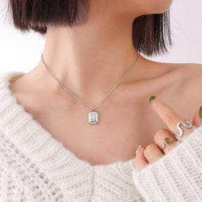 Geometric Pendant Necklace - zuzumia