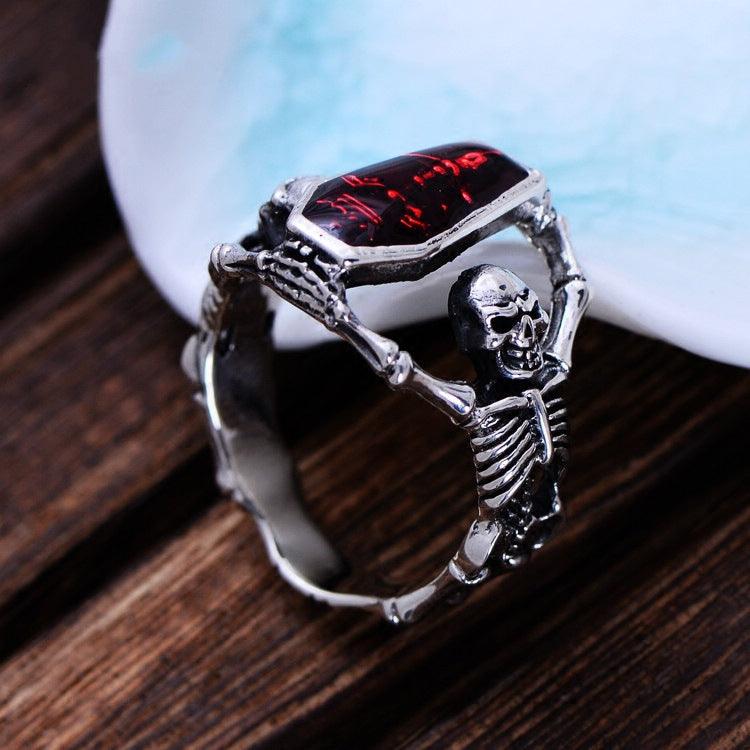 Halloween Punk Skull Ring