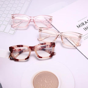 Fashion Square Transparent Eyeglasses