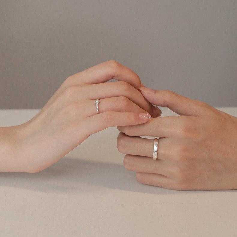 Little Prince & Rose Couple Rings - zuzumia