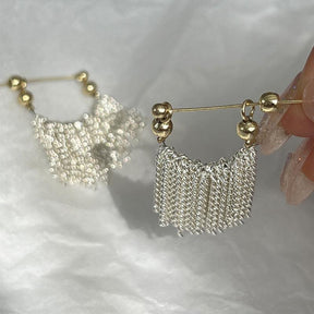 Fringe Tassel Earrings Rings - zuzumia