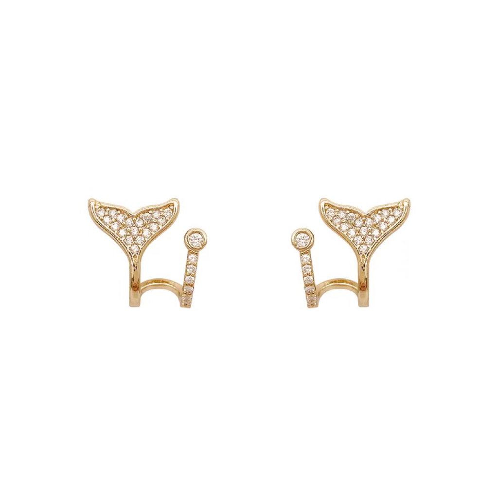 Mermaid Tail Pearl Ring & Earrings - zuzumia