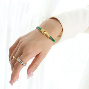 Shiny Colorful Zircon Bracelet