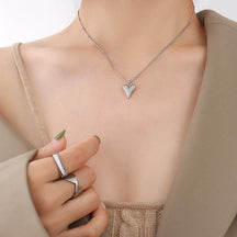 Heart Pendant Necklace - zuzumia
