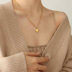 Hip Hop Heart Necklace - zuzumia