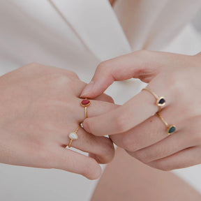 Vintage Stone Ring - zuzumia