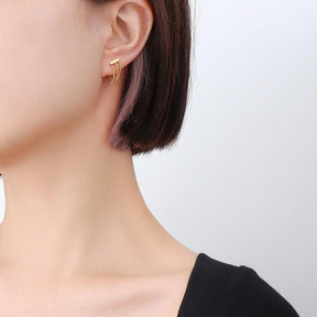 Multi- layered Bead Tassel Earrings - zuzumia