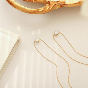 Shine Crystal Zircon Necklace - zuzumia