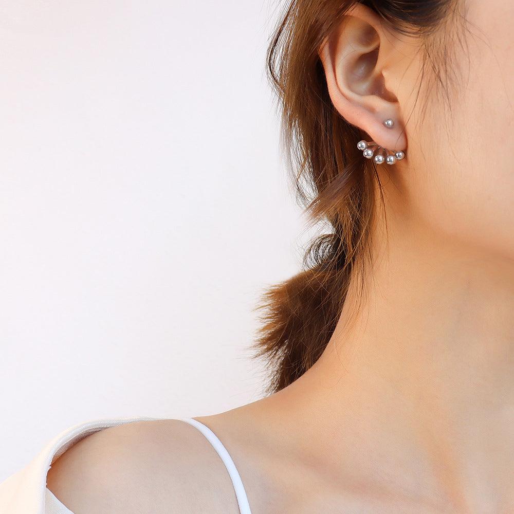 Beads Stud Earrings - zuzumia