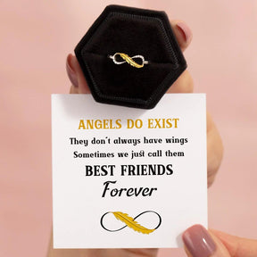 Feather From An Angel Infinity Ring