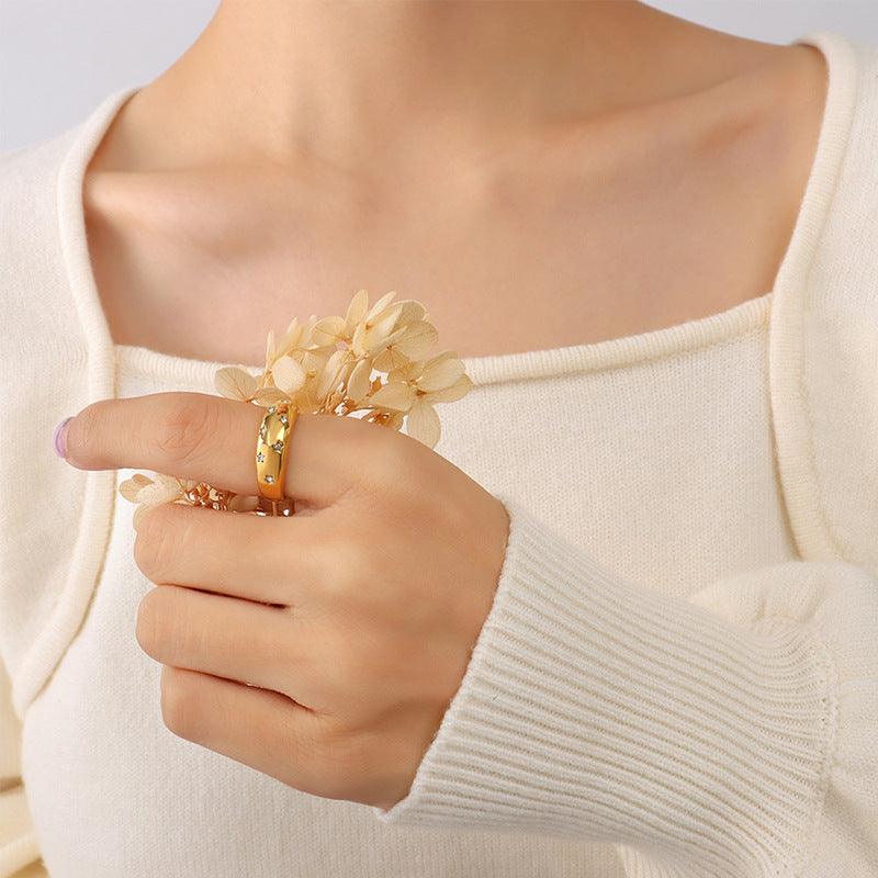 Star Zircon Ring - zuzumia