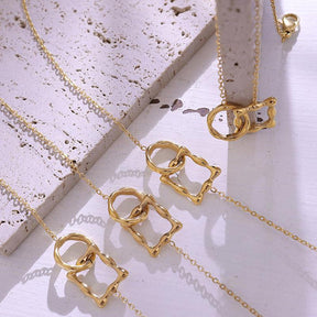 Round Square Clasp Necklaces - zuzumia