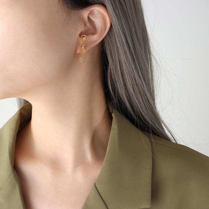 Bow Irregular Earrings - zuzumia