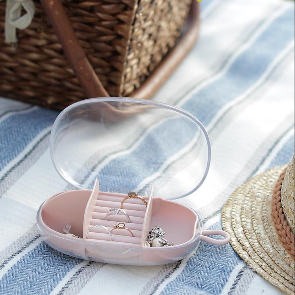 Plastic Portable Mini Jewelry Box