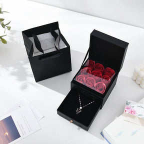 Rose Flower Jewelry Set