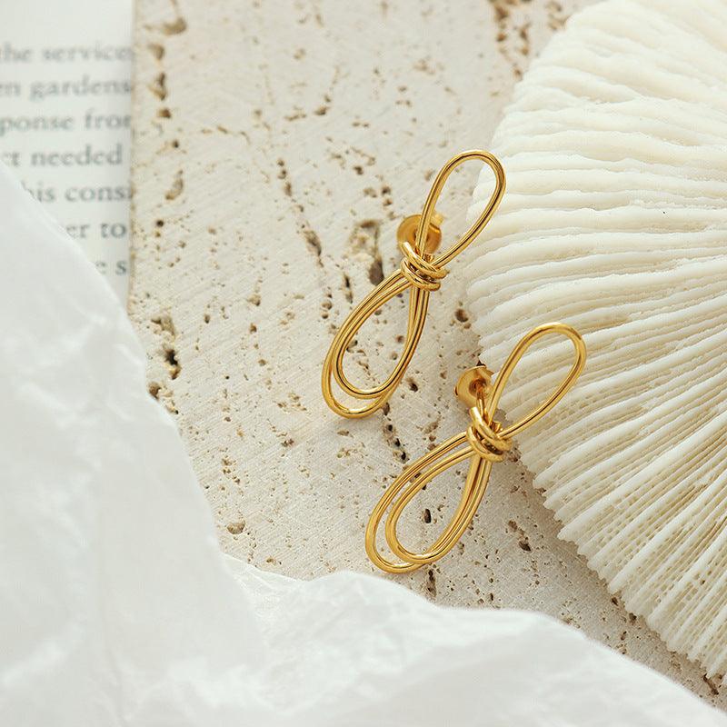 Bow Irregular Earrings - zuzumia