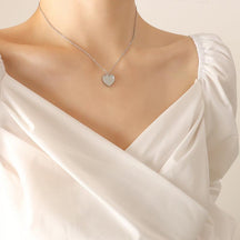 Heart Pendant Necklace - zuzumia