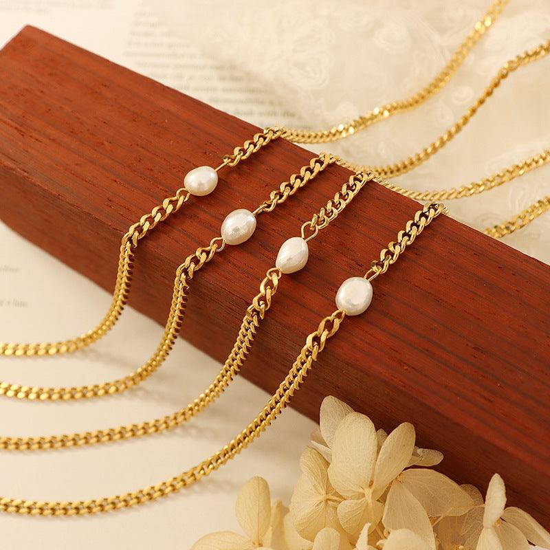 Freshwater Pearls Short Necklace - zuzumia