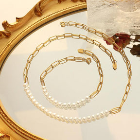 Pearl Bracelet & Necklace