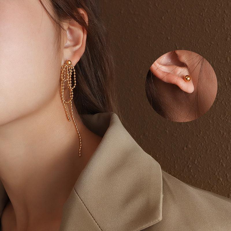 Irregular Fringe Earrings - zuzumia