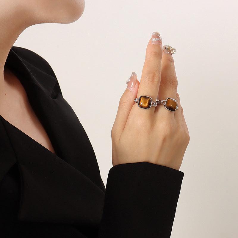 Natural Stone Ring - zuzumia
