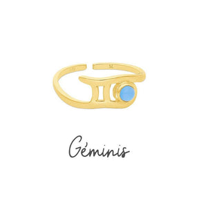 Zodiac Gemstone Ring