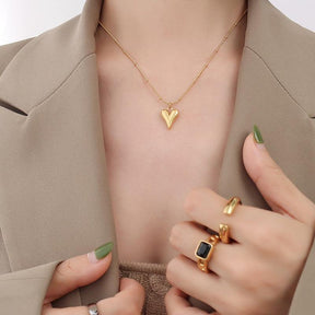 Heart Pendant Necklace - zuzumia