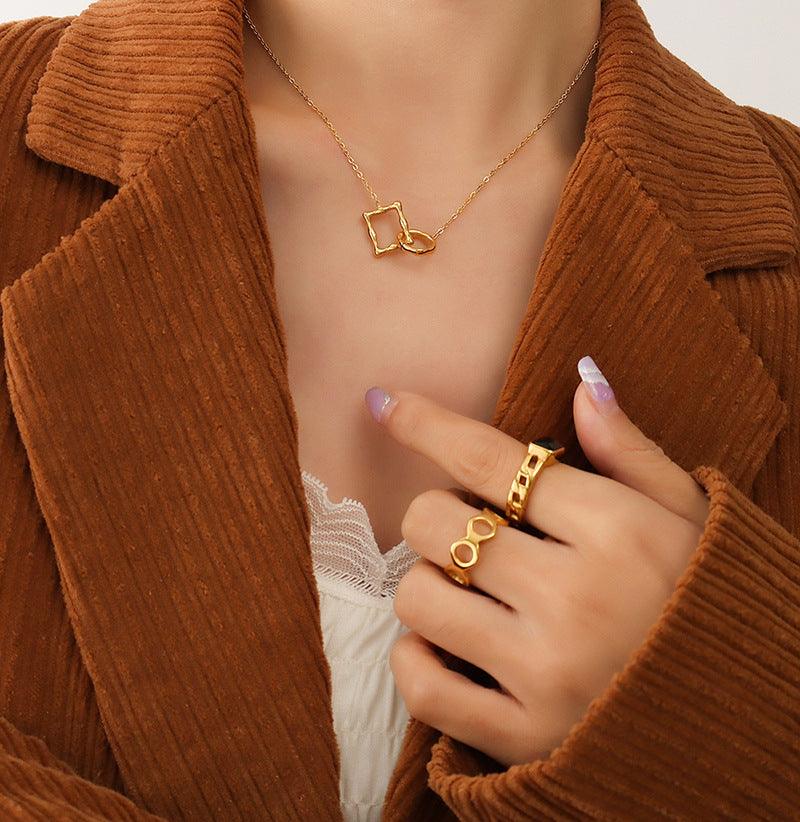 Round Square Clasp Necklaces - zuzumia