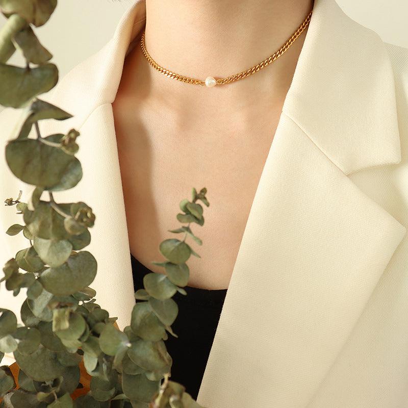 Freshwater Pearls Short Necklace - zuzumia