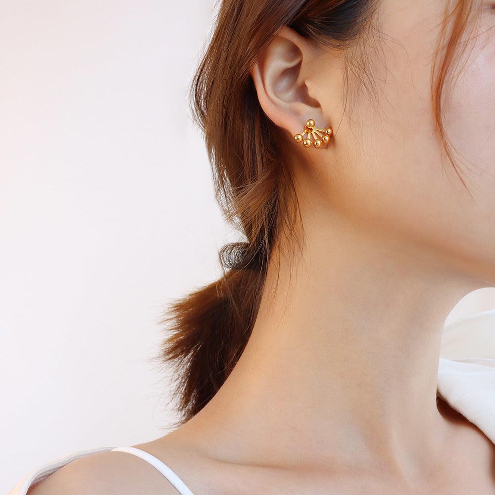 Beads Stud Earrings - zuzumia
