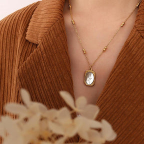 Romantic Rose Pendant Necklace - zuzumia