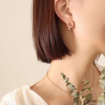 Double Rings Classic Necklace & Earrings - zuzumia