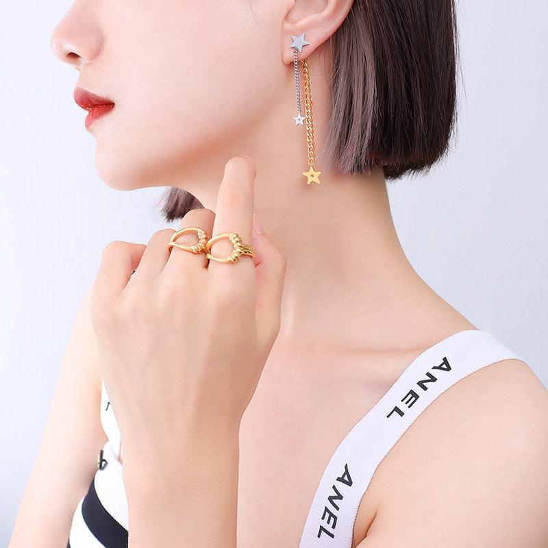 Tassel Star Earrings - zuzumia