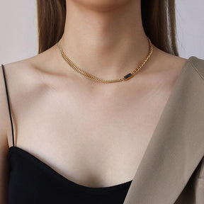 Geometric Crystal Bracelet & Necklace