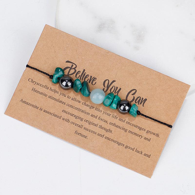 Natural Stone Beads Bracelet - zuzumia