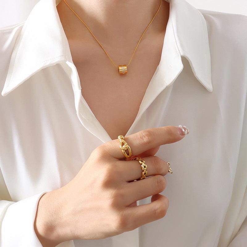 Heart Crystal Pendant Necklace - zuzumia