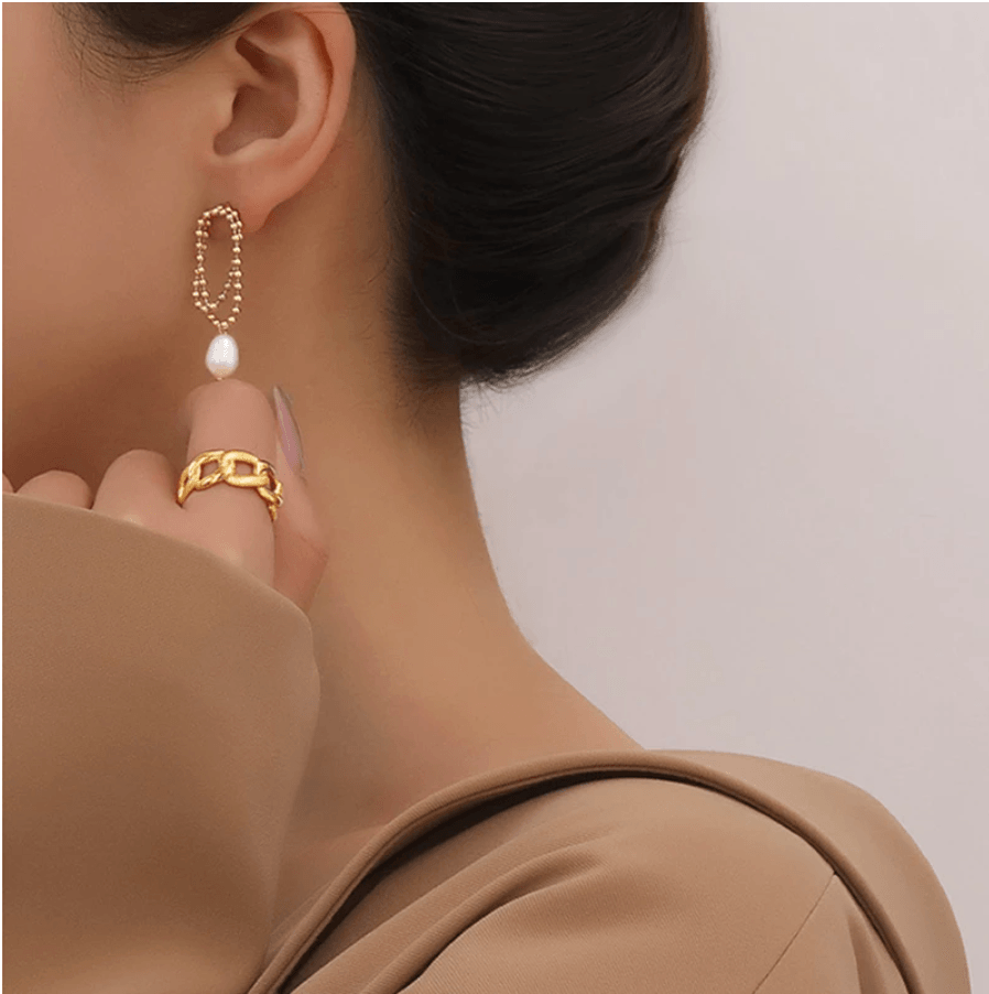 Pearls Layering Beaded Earrings - zuzumia