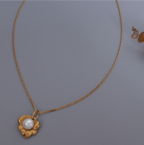 Lotus Pearl Necklace - zuzumia