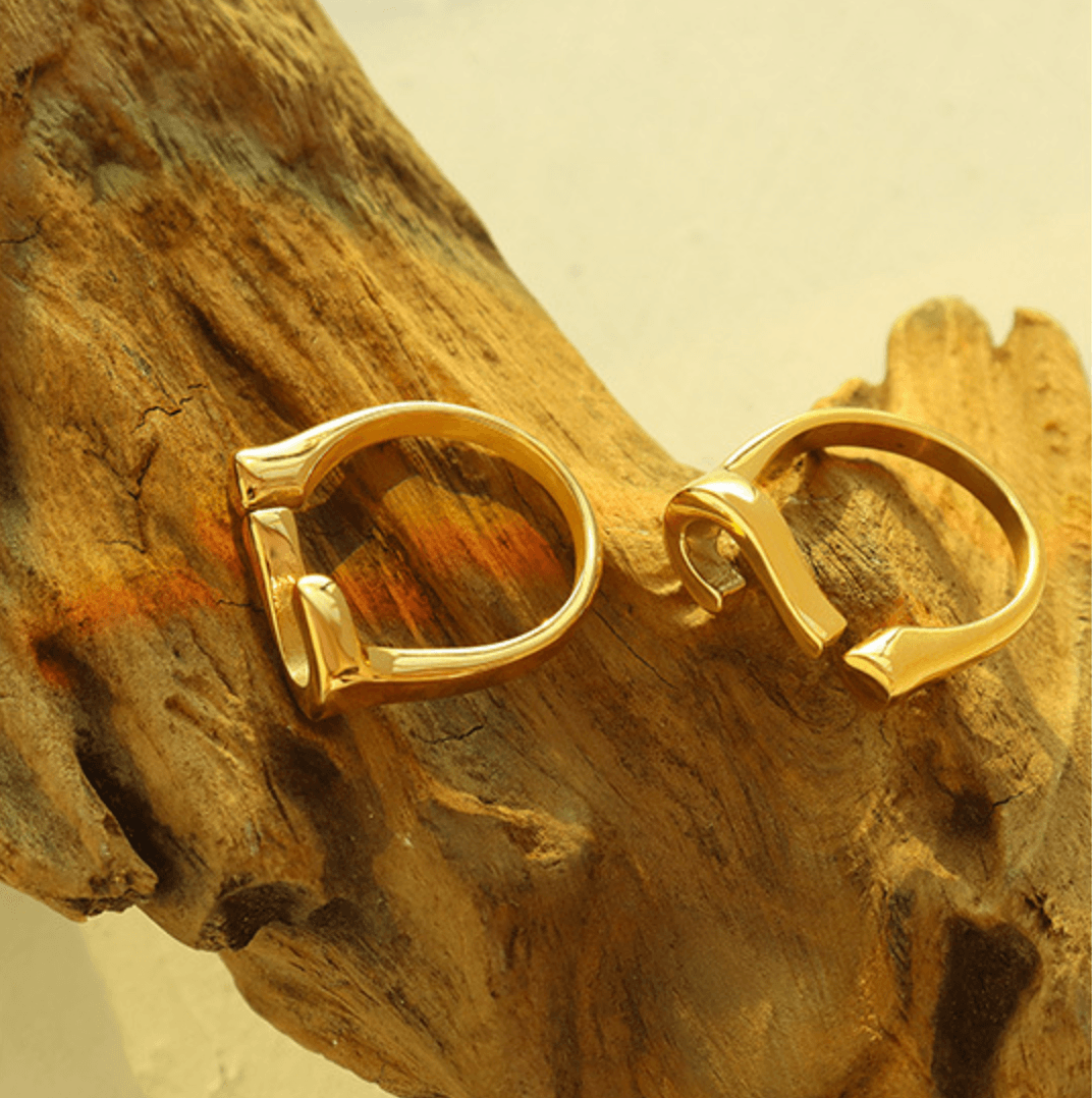 Question Mark Opening Adjustable Ring - zuzumia
