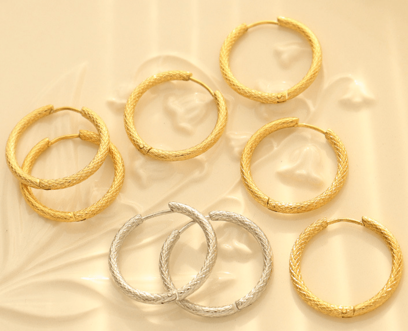 Hoop Stud Earrings - zuzumia