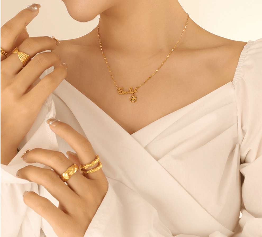 Seashell Smile Necklace - zuzumia