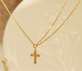 Cross Necklace & Bracelet - zuzumia
